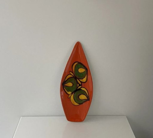 Poole England retro scale 1960s – orange