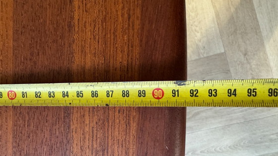 Image 1 of table basse ovale vintage en teck