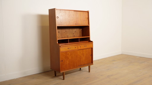 Vintage secretaire | Bookcase | Teak