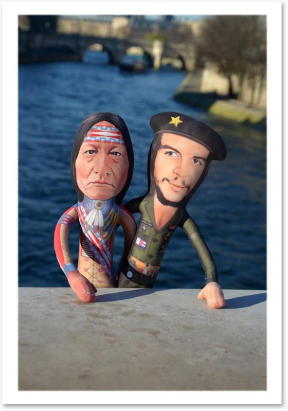 Image 1 of Cadeau Che Guevara | Décoration Che Guevara | Poupée d'art de collection | Art mural révolutionnaire