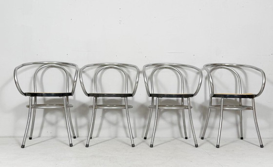 Image 1 of 4er Set Stühle/Esszimmerstühle im Stile von Thonet, Deutschland, 90er Jahre