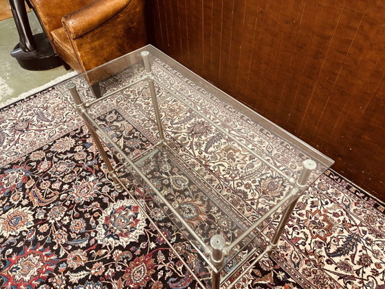 Eichholtz Regency Table d'appoint – Tables d'appoint, Verre, Métal (photo 9 of 11)