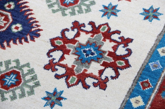 Image 1 of Origineel handgeknoopt Ziegler Kazak tapijt, 210 x 143 cm. Nieuw en in uitstekende staat.