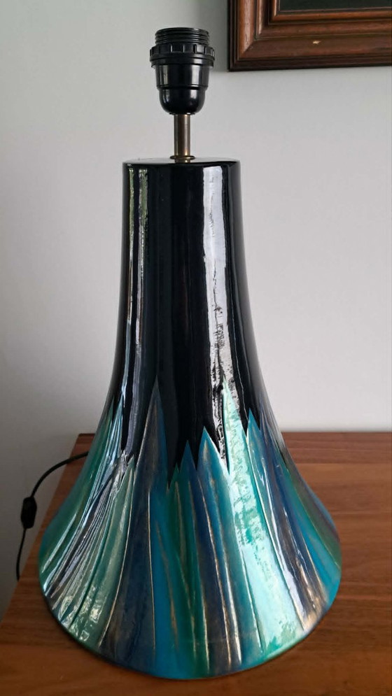 Image 1 of Ensemble de 2 lampes de table vintage « Lampe Etna » – L'eau Vive S.A. Belgique – Style moderne du milieu du siècle – Design bel