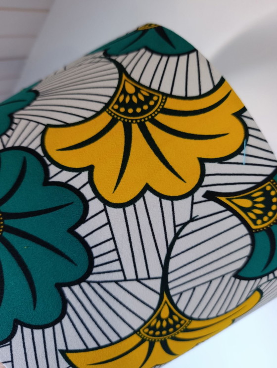 Paralume / Lampada a sospensione cera fiori matrimonio etnico chic – création artisanale (photo 4 of 8)
