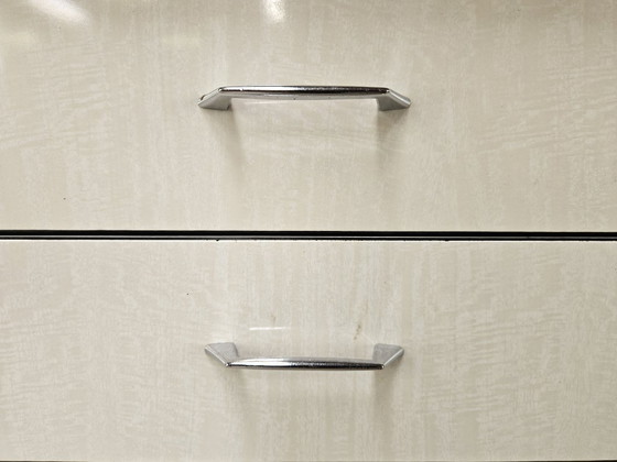 Image 1 of Formica keukenbuffet met marmereffect uit 1970