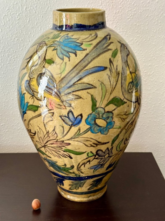 Image 1 of XXL VASE DYNASTIE KADJAR PERSE ANCIEN