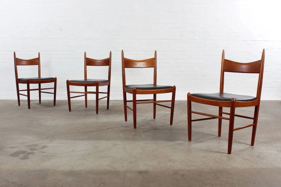 Set di 4 Sedie in Teak di Vestervig Eriksen Design Danese Vintage – Eriksen (Vestervig), Sedie da pranzo (photo 2 of 15)