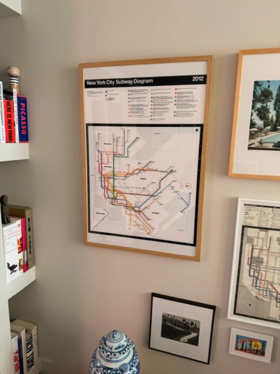 Massimo Vignelli | New York Subway Diagram 2012 – Giclée Prints, Papier (photo 4 of 8)