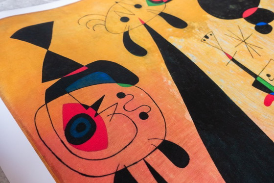 Image 1 of Donne, Luna, Stelle - Joan Miró 1949 manifesto 70 × 100 cm