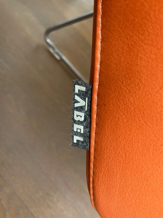 Image 1 of 2x Label chairs DON cognac Gerard van den Berg