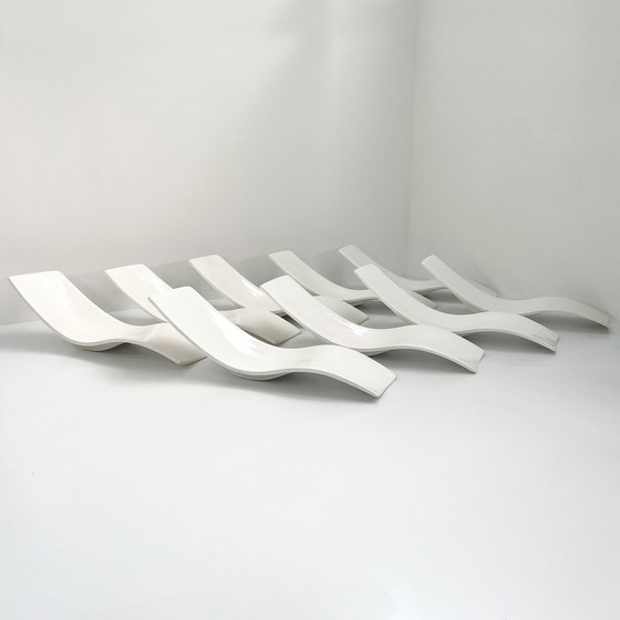 Image 1 of Paire de bains de soleil par Charles Zublena pour Les Plastiques De Bourgogne, 1960s