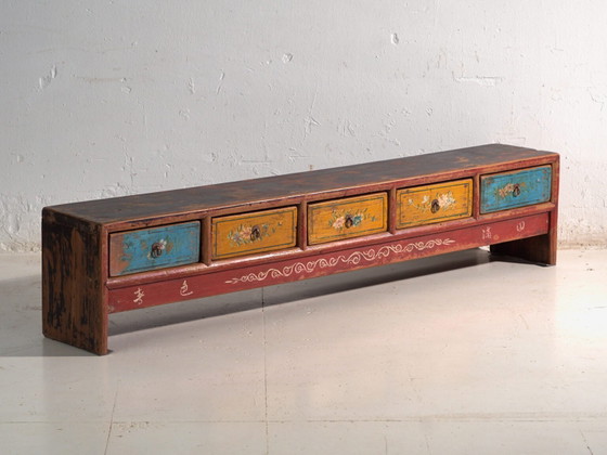 Mobile basso antico in legno di olmo – Cina, circa 1900 – Credenze con vetrina, Iron (photo 8 of 40)