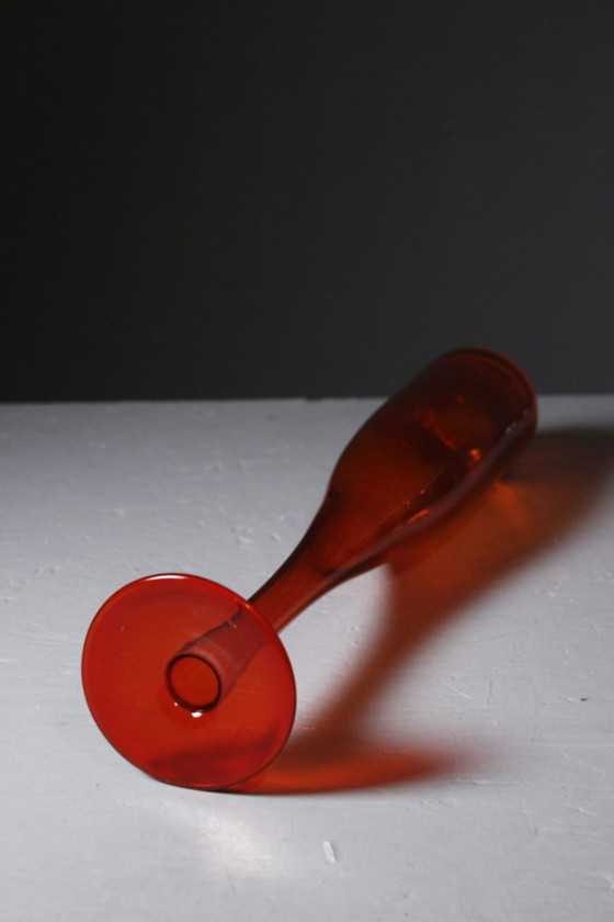 Blown Glass Vase Design Tom Connally Greenwich Flint Craft 1970s (photo 3 of 7)