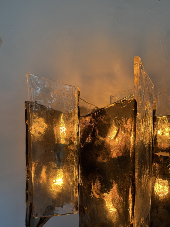 Vintage Murano glass table lamp, Italy '80s – rvs, Metal (photo 8 of 15)