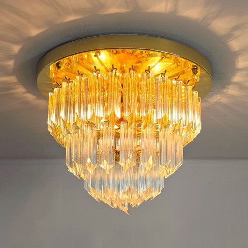 Venini ceiling light, 60s, large model, mid-century