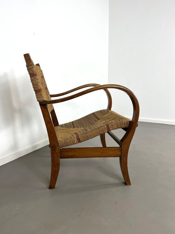 Image 1 of Brutalist Bauhaus armchair by Erich Dieckmann, Germany, 1930s