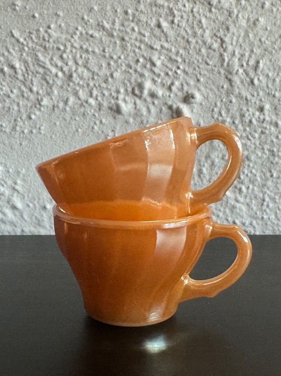 2 set vintage Fire King Kop e Schotel Van Anchor Hocking – Accessori da tavola, Glass (photo 12 of 18)