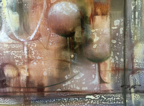Originales Ölgemälde, abstrakter Expressionismus, Stillleben – Gemälde & Zeichnungen, Canvas (photo 12 of 13)