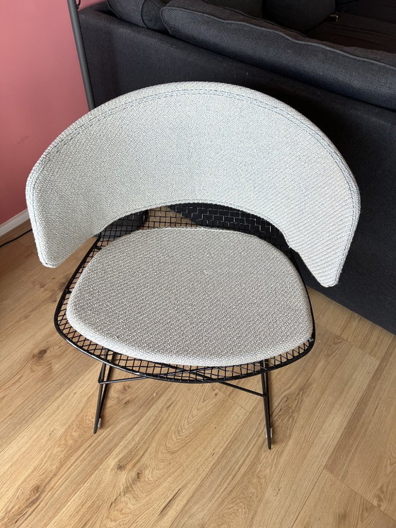 Bertoia side chair voor Knoll – Kuipstoelen, Metal, Textile (photo 3 of 6)