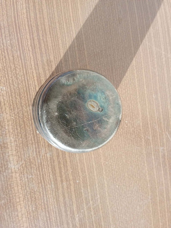 Image 1 of Verzilverde trommel – Gegraveerd met “170th RI”