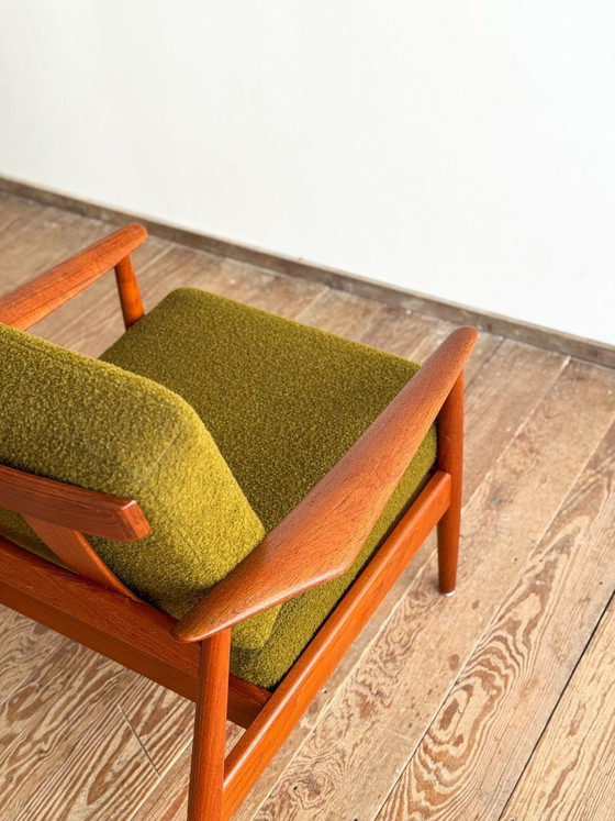 Image 1 of Teakhouten fauteuil FD 164 van Arne Vodder voor France and Son, Denemarken, jaren 60