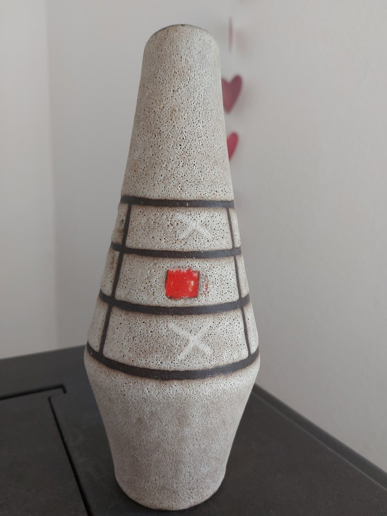Image 1 of Scheurich, jarrón de mesa, 21 cm, WGP, diseño Heinz Siery, 1959