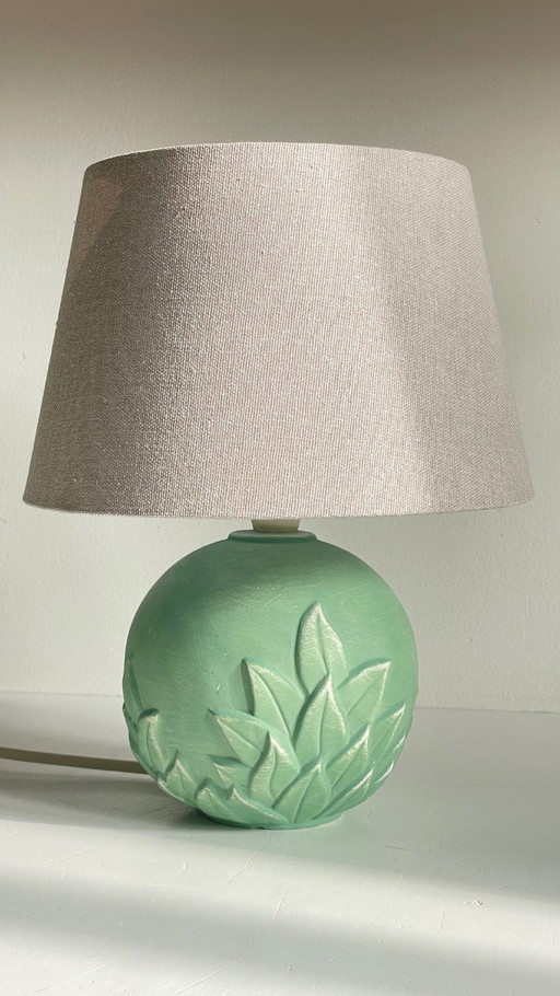 Plaster lamp by Sampa Helios, France 1990s