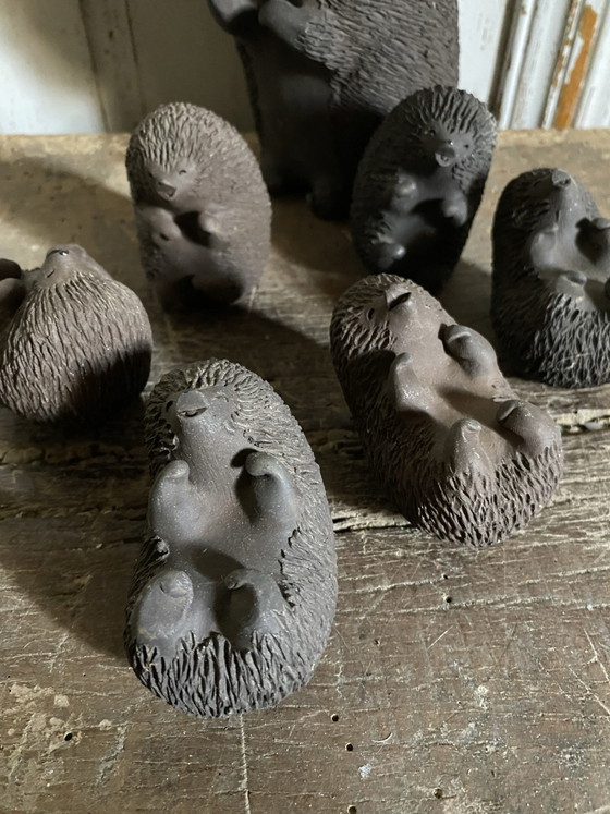 Danish vintage hedgehogs. Ellen Karlsen – Sculpture, Ceramic (photo 7 of 15)