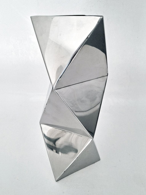Chrome Metal Vase – vazen (photo 2 of 11)