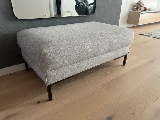 Image 1 of Designer lounge chair including matching cushions, side table, and ottoman