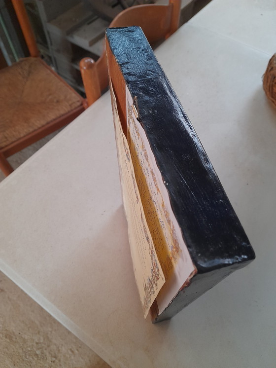 Image 1 of Icône peinte à la main « Marie qui défait les nœuds »