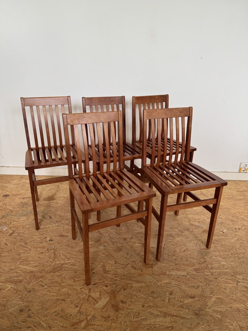 5x Molteni eetkamerstoel 'Milano' 