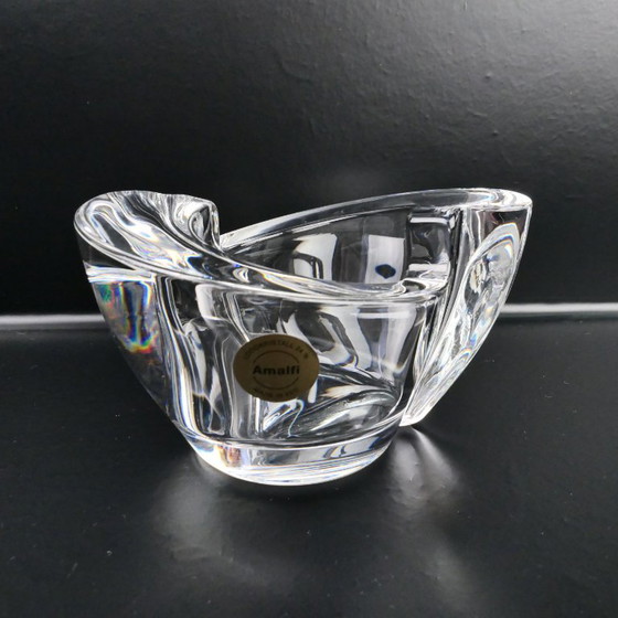 Vintage crystal tealight holders Amalfi, set of 2, Table accessories, Glass, Transparent (photo 2 of 7)
