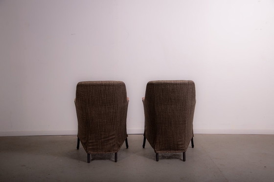 Image 1 of Conjunto de 2 sillones Progetti de Umberto Asnago para Giorgetti