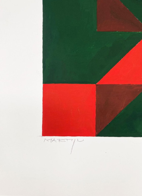 Geometric Composition 16-6C – Paintings & Drawings, Paper (photo 4 of 6)
