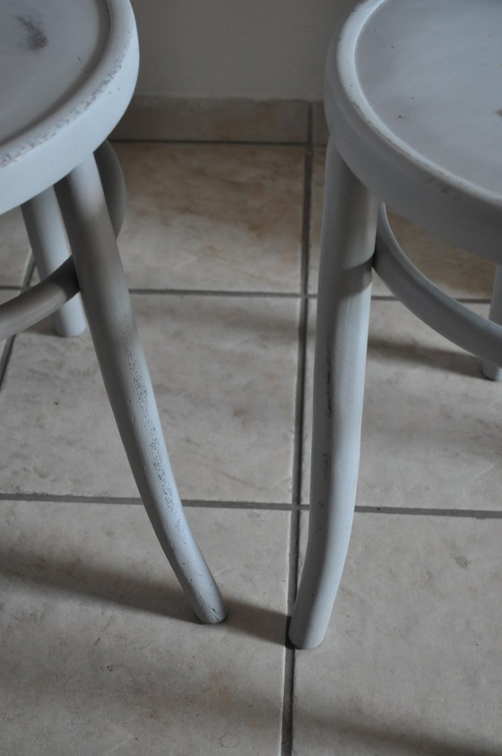 Set of Grey Bistro Chairs from Lichtig, 1900s – Dining chairs (photo 5 of 13)