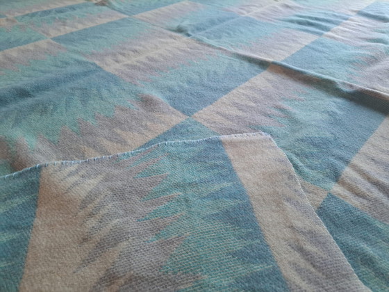 Image 1 of Coperta di lana vintage – realizzata appositamente per la Wool Federation – 177 x 223 cm