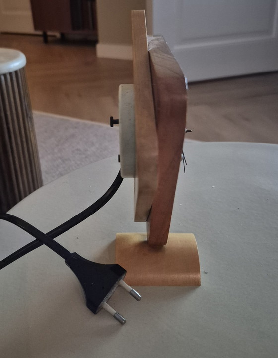 Image 1 of Vintage ZentRa wooden table clock – working – 1950s/60s