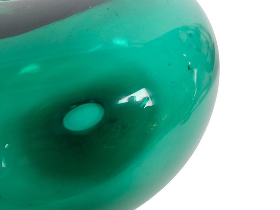 IKEA Stockholm Vase - Design Maria Vinka - Emerald Green - 'Donut' - Sweden - 1999 – Glass (photo 7 of 7)