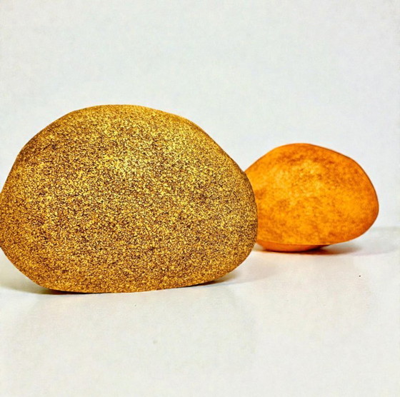 Image 1 of Coppia di lampade Moon Rock "Dora" di André Cazenave per Leola – Space Age anni '70