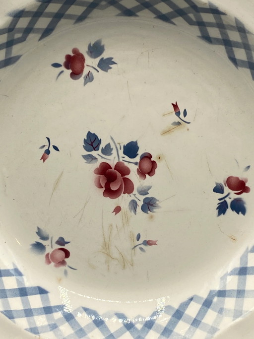 Digoin Sarreguemines Faience Deep Serving Dish – Bastia Pattern – decoratieve objecten (photo 2 of 4)