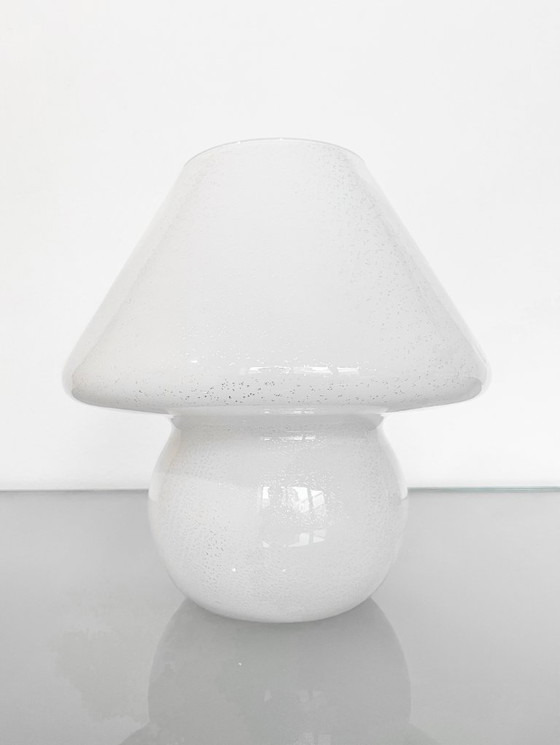 Image 1 of Vintage XL Murano mushroom lamp