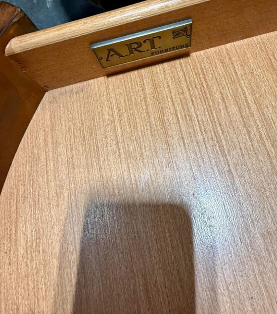 Image 1 of ART 3-delige woonkamertafelset – ronde salontafel met 2 bijzettafels