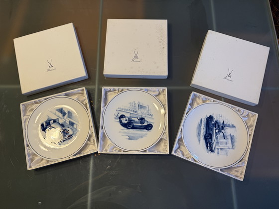 Image 1 of 3x edizione originale Meissen Mercedes Benz Ltd. NUOVA E MOLTO RARA!