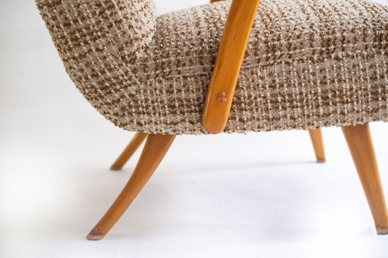 Image 1 of Poltrona a dondolo di metà secolo - classico del design vintage