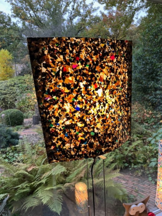 Image 1 of Design lamps with shades made from recycled materials