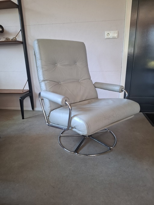 Fauteuil pivotant vintage Jan De Bouvrie