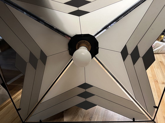 Image 1 of Rare suspension vintage Memphis Art Déco des années 80