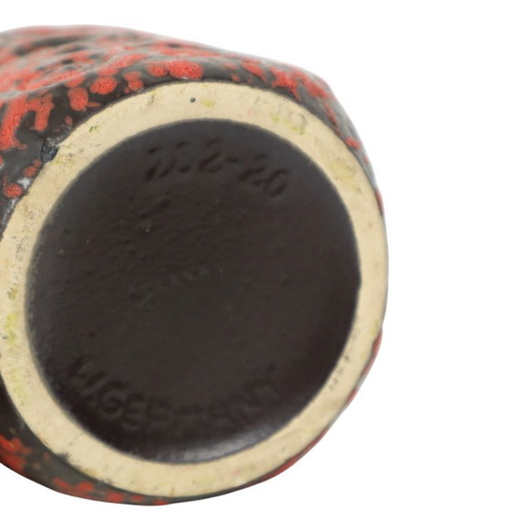 Image 1 of Set Vases en lave grasse rouge Scheurich Jura